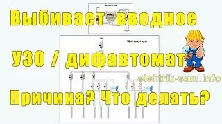 The input RCD/RCBO trips. What's wrong? What should I do?