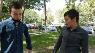 Uzbek  bola gapiga jovob beromadi