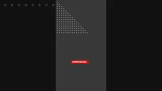 Asterisk pattern in c++ triangle pattern #shorts #coding #programming #shorts
