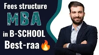 MBA in B-SCHOOL | best ah irruku maa | fees structure | #mba #mbamca