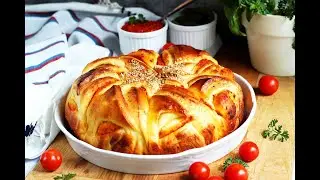 POGAČA SUNCE - idealan izbor za praznike i porodične proslave jer je dekorativna i veoma ukusna!