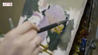 Цветы "Пионы" - масло и кисти ARTQ