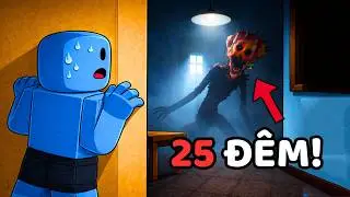 Tôi Cố Gắng Sinh Tồn 25 Đêm Ở Nhà 1 Mình Trong Roblox | Amber Alert
