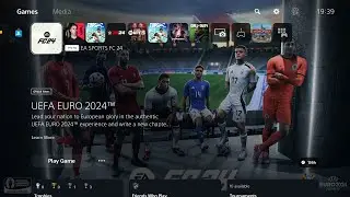 UEFA Euro 2024 - Start Up Screen + FULL Menu Walkthrough (PS5)