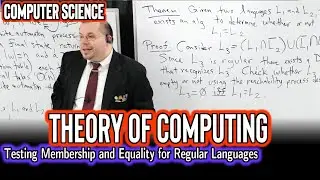 Testing Set Membership and Equality of Regular Languages (Theory of Computing)