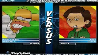 WCFITZ88 Mugen Battles | Homer & Underdog X vs Boris & Donald