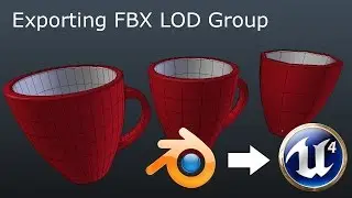 Blender UE4 LOD Export in One FBX File