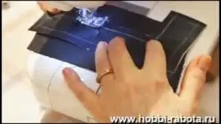 Клапан с отделкой без наметки от Светланы Поярковой. Часть 1