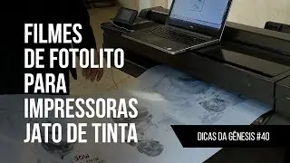 #40 - Filmes de fotolito para impressoras jato de tinta (serigrafia / silk screen / estampas)