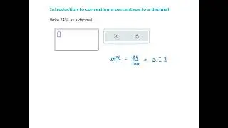 Introduction to converting to a decimal (ALEKS examples)