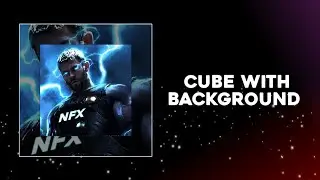 Cube with Background Effect🔥 Alight Motion