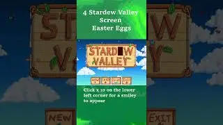 Stardew Valley  Screen Easter eggs 