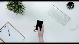 Touching A Cellular Phone Dark Screen