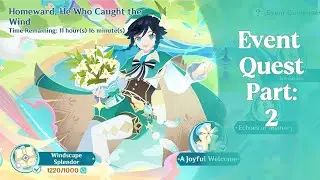 || Genshin Impact New Windblume Festival Event Quest || all Scene coverage || part 2 ||