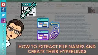 HOW TO CREATE HYPERLINKS TO MULTIPLE FILES
