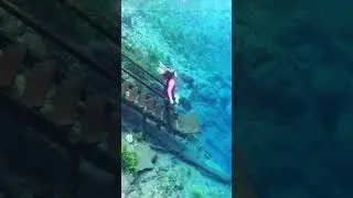 The Hidden Underwater Stairway in the Bahamas