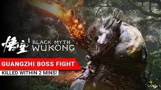 Guangzhi Gets DESTROYED! Fastest Kill Ever in Black Myth Wukong