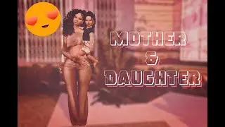Sims 4 CAS | Mother and Daughter + CC Folder & Sim Download