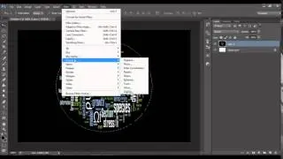 How to apply spherize effect to the picture in Photoshop
