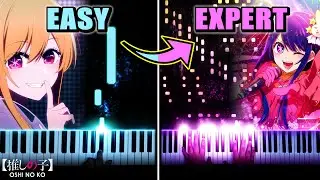 Oshi no Ko OP - Idol | EASY to EXPERT