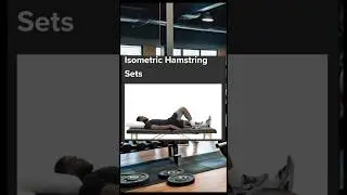 Isometric Hamstring Sets #rehub