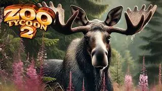 Building the Moose habitat in Zoo Tycoon 2!