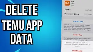 How To Delete Temu App Data