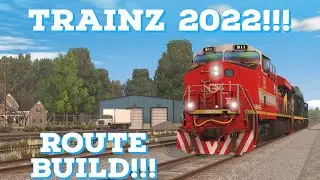 TRAINZ 2022 ROUTE BUILD!!! | THE Gregsville sub episode 2