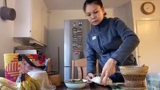 #500 เลิกจากงานมาถึงบ้าน กินแกงเห็ดใส่หน่อไม้ แซ่บคักแซ่บแนจ้า