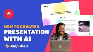 How to create a presentation with AI in Simplified