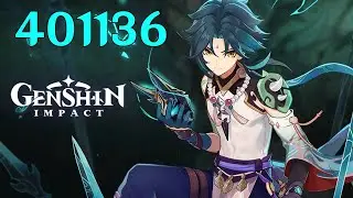 Xiao 400k Plunge Damage Showcase Genshin Impact