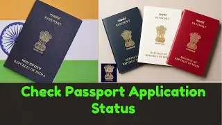 How To check Passport Application Status on Mobile | How To Check Passport Status Online | 