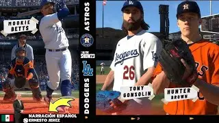 HOUSTON ASTROS - LOS ANGELES DODGERS | MLB THE SHOW 23 | NARRACIÓN ESPAÑOL ERNESTO JEREZ