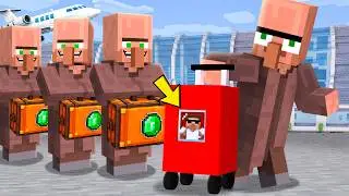 Secretly Hiding inside Doorbin’s Suitcase in Minecraft..