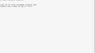 FREE FACEBOOK CREDITS
