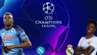 Real Madrid vs Napoli Champions League FINAL GROUP STAGE MATCH Road to Final #eafc24 #realmadrid