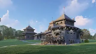 Main house in the Hunting Residence