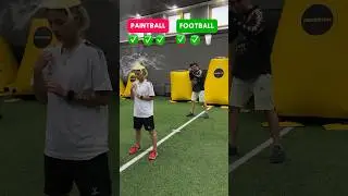 МЕДИЙНЫЙ ФУТБОЛ VS ПЕЙНТБОЛ #shorts #football #challenge #paintball #soccer