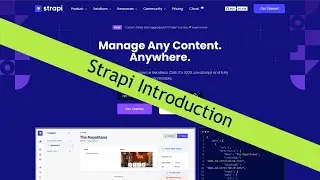 Introduction to Strapi | Build Admin Site and API with Strapi Step By Step For Beginners & Mid level