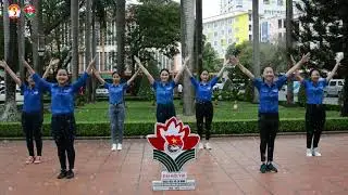 Đồng diễn chào mừng Đại hội VIII Đoàn Phân viện Học viện Hành chính Quốc gia tại TP. Hồ Chí Minh