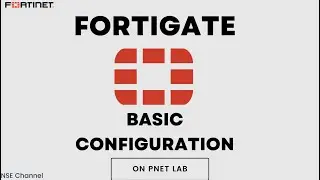 Konfigurasi dasar Fortigate dengan PNETlab