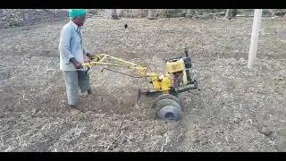 Power weeder Ridger attachment I ( சோளம் பாத்தி பிடித்தல் ) I Mini Tiller விவசாயம்