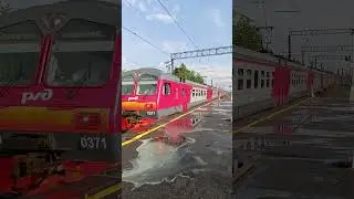 ЭД4М-0371 влетает на Сосново 