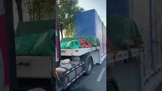 Our low bed trailer with European Tractors ( Benz , Volvo , Scania ) , real footage .