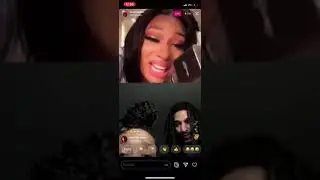 MEGAN STALLION DRUNK AF ON INSTAGRAM LIVE