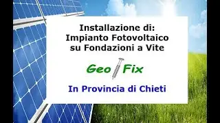 FOTOVOLTAICO SU VITI GEOFIX
