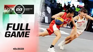 Spain   🇪🇸 vs Japan  🇯🇵 | Women | Full Game | FIBA 3x3 U18 World Cup 2023