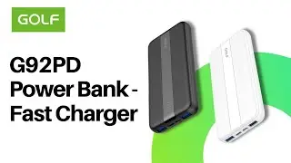 Golf G92PD Power Bank Portable Charger – Fast Charge USB C Battery Bank 10000MAH