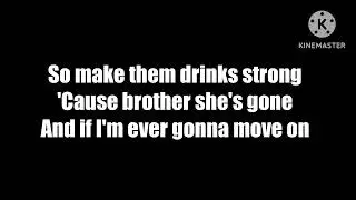Morgan Wallen - Whiskey Glasses (Lyric Video)