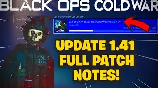 BLACK OPS COLD WAR 1.41 PATCH NOTES! MODERN WARFARE 3 ZOMBIES CINEMATIC TRAILER, MENU CHANGE & MORE!